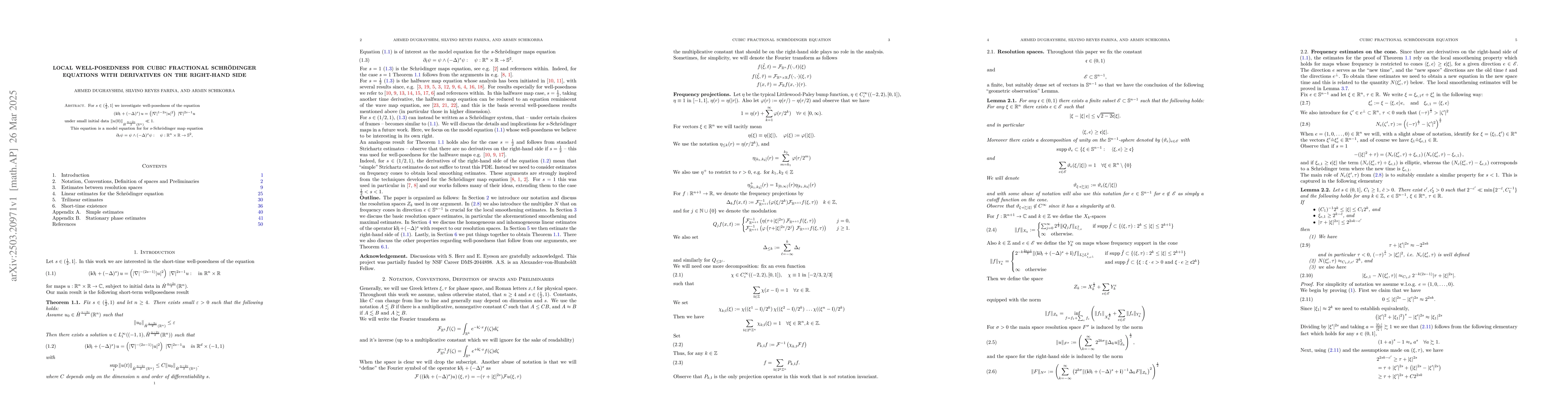 Thumbnail for Local well-posedness for cubic fractional Schrödinger equations with
  derivatives on the right-hand side