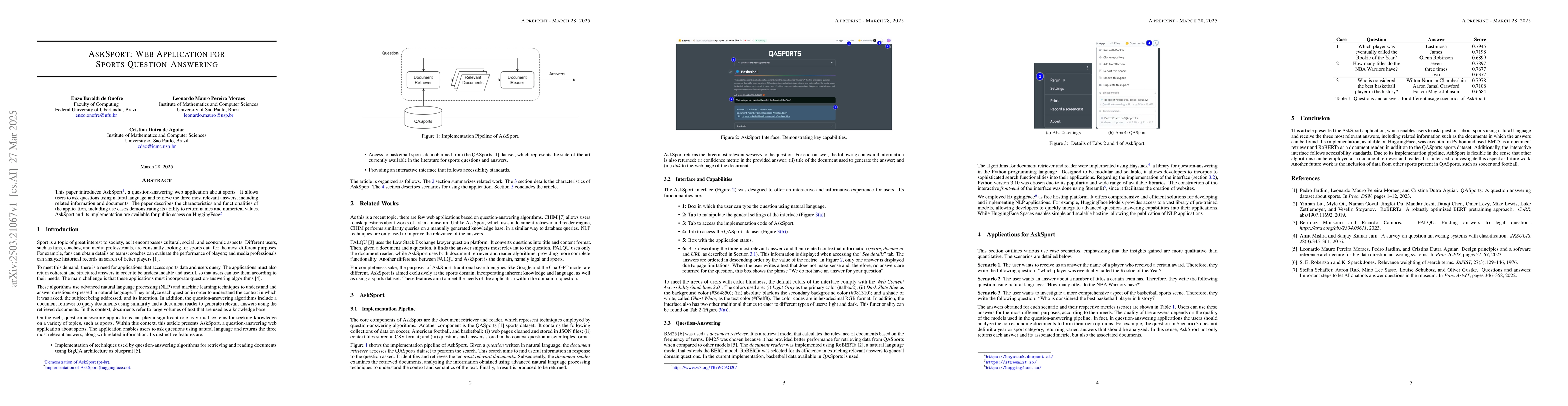 Thumbnail for AskSport: Web Application for Sports Question-Answering