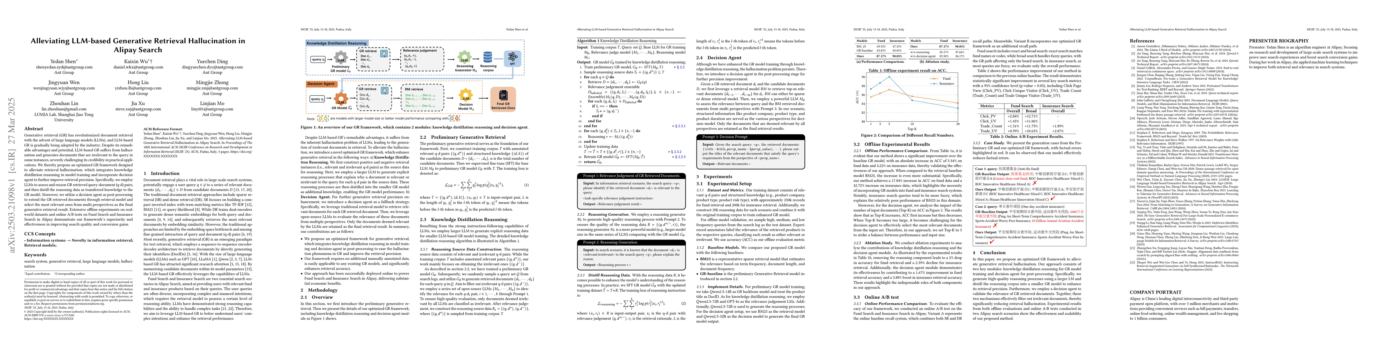 Thumbnail for Alleviating LLM-based Generative Retrieval Hallucination in Alipay
  Search