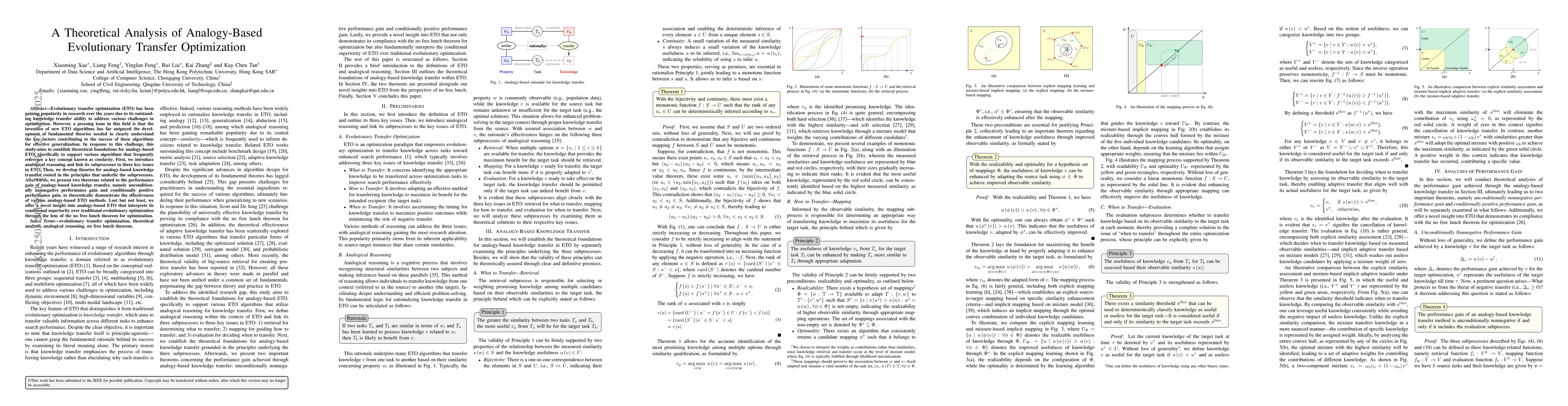 Thumbnail for A Theoretical Analysis of Analogy-Based Evolutionary Transfer
  Optimization