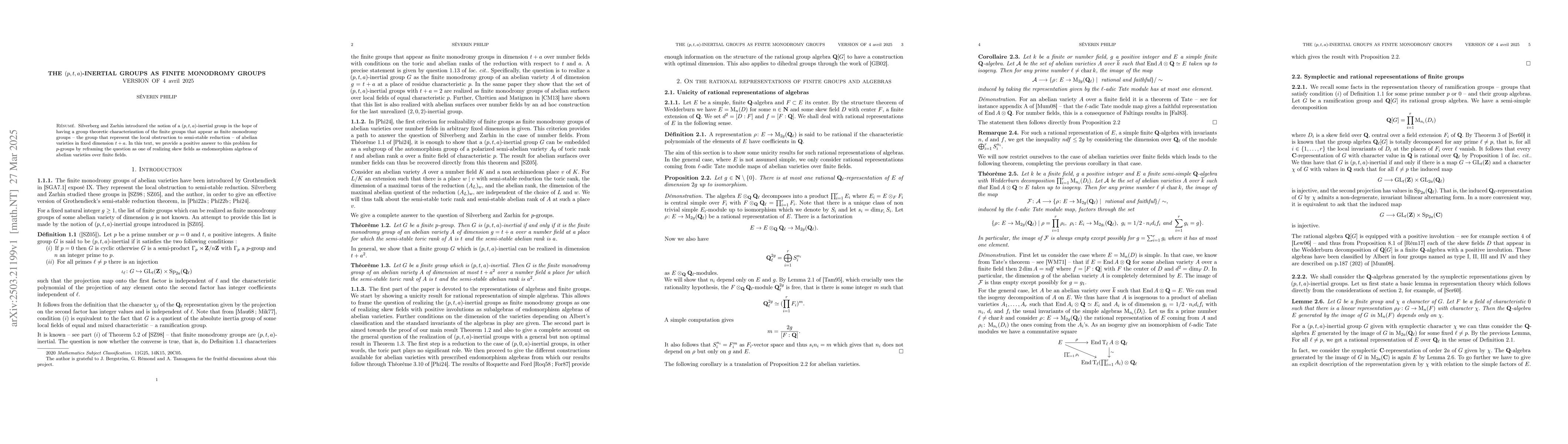 Thumbnail for The $(p,t,a)$-inertial groups as finite monodromy groups