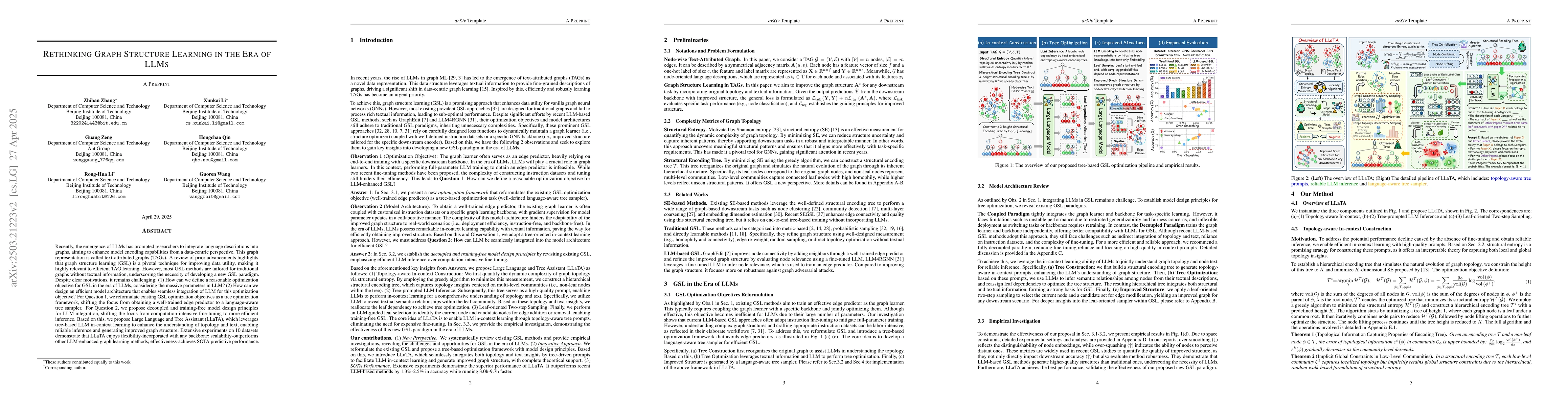 Thumbnail for Rethinking Graph Structure Learning in the Era of LLMs