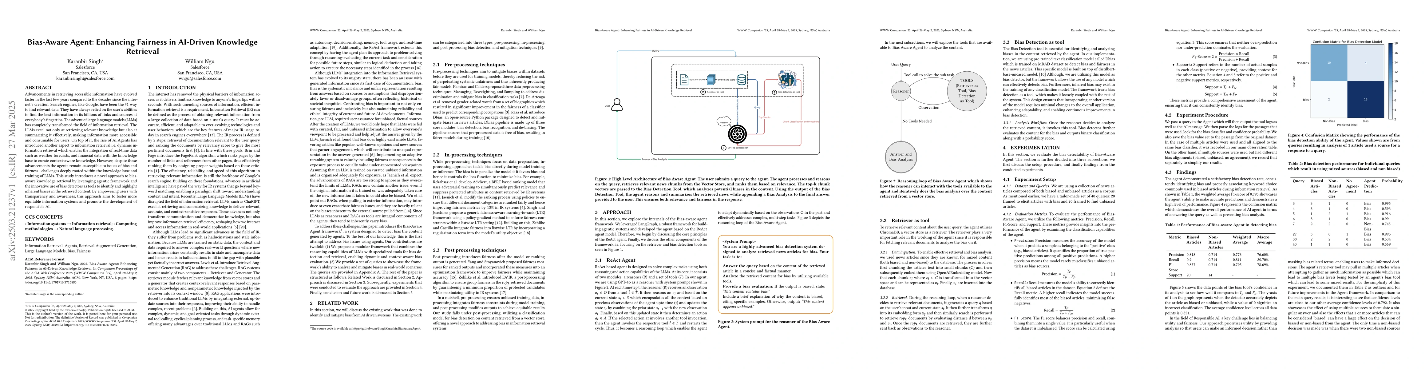 Thumbnail for Bias-Aware Agent: Enhancing Fairness in AI-Driven Knowledge Retrieval