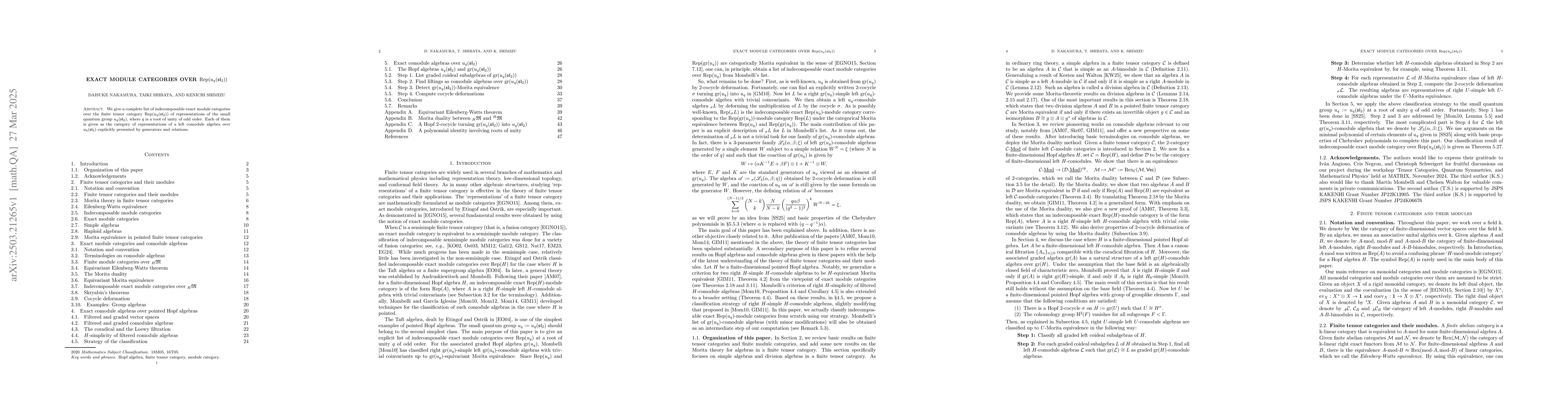 Thumbnail for Exact module categories over $\mathrm{Rep}(u_q(\mathfrak{sl}_2))$