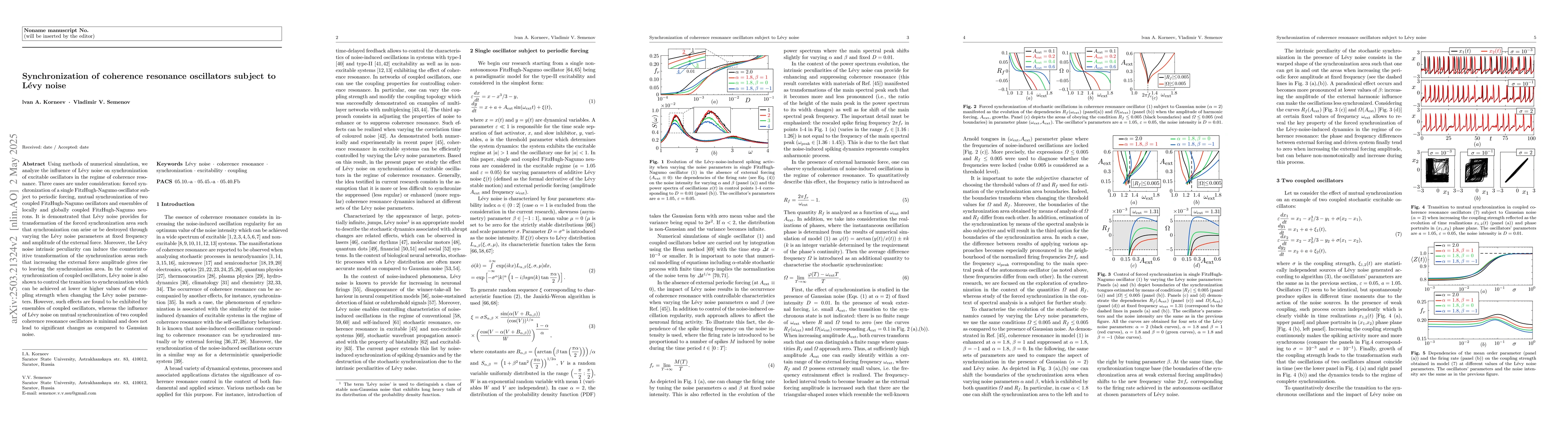 Thumbnail for Synchronization of coherence resonance oscillators subject to Lévy
  noise