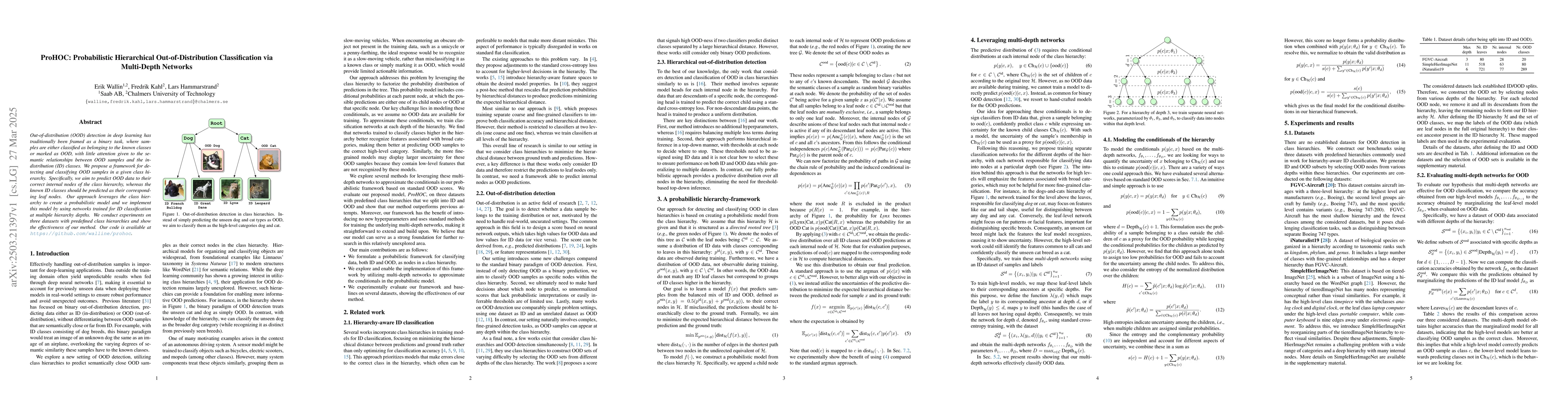 Thumbnail for ProHOC: Probabilistic Hierarchical Out-of-Distribution Classification
  via Multi-Depth Networks