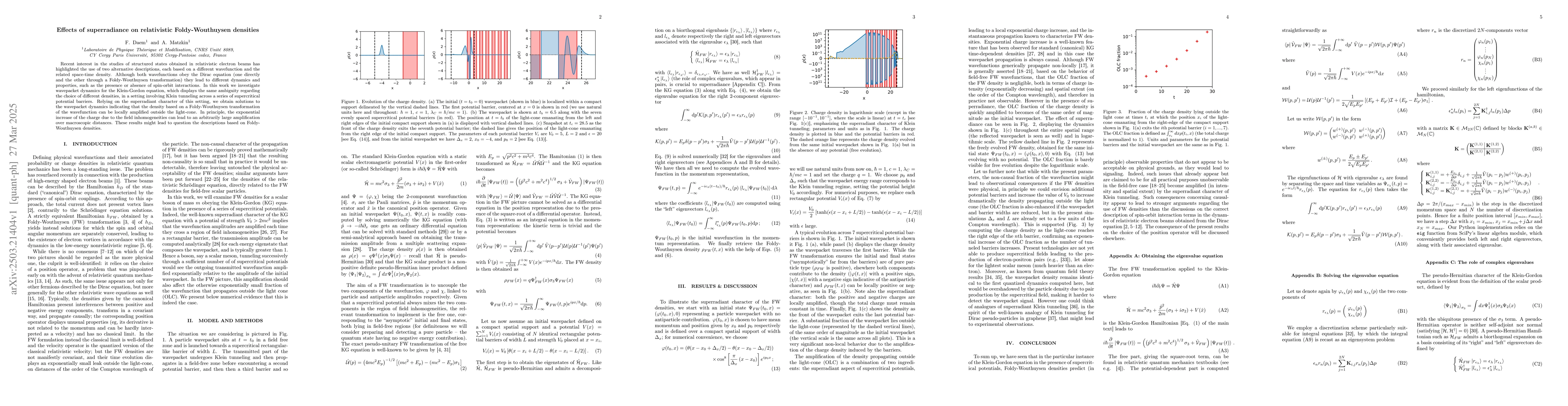 Thumbnail for Effects of superradiance on relativistic Foldy-Wouthuysen densities