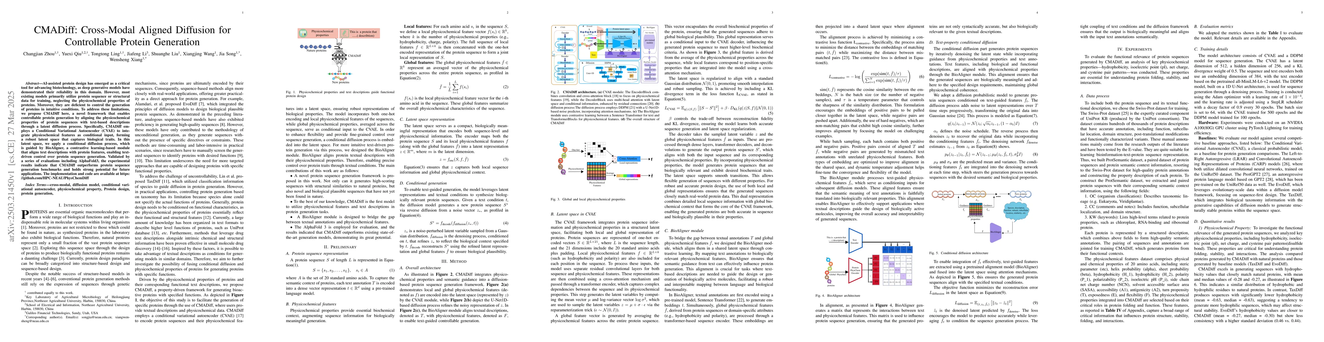 Thumbnail for CMADiff: Cross-Modal Aligned Diffusion for Controllable Protein
  Generation