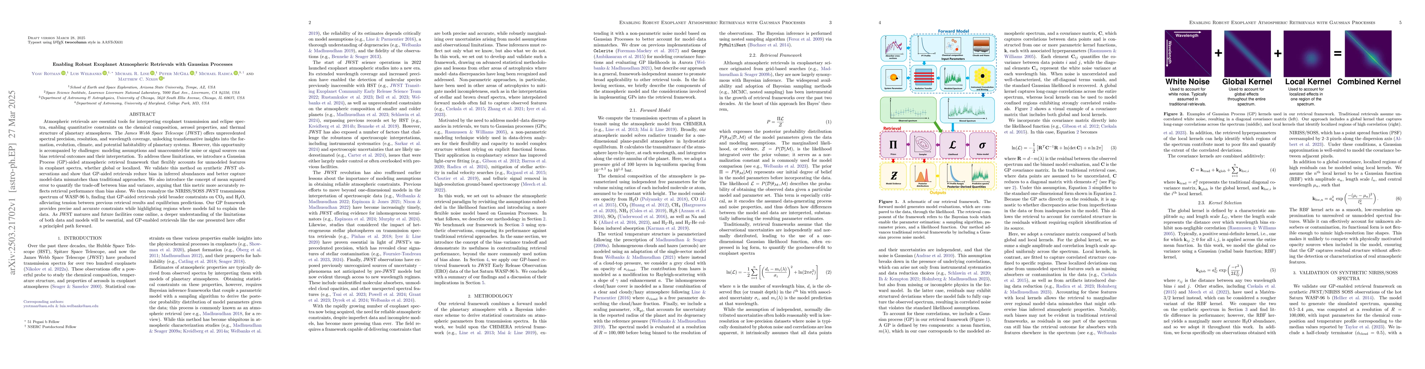 Thumbnail for Enabling Robust Exoplanet Atmospheric Retrievals with Gaussian Processes