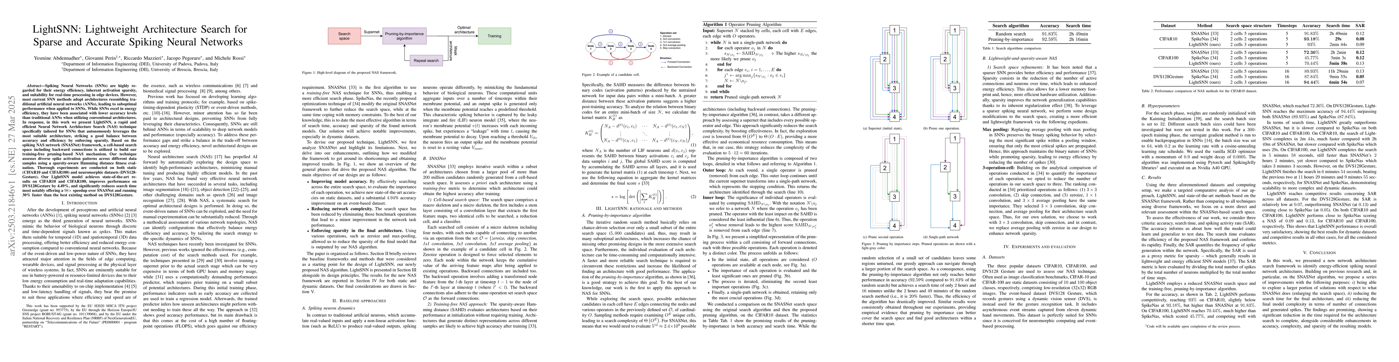 Thumbnail for LightSNN: Lightweight Architecture Search for Sparse and Accurate
  Spiking Neural Networks