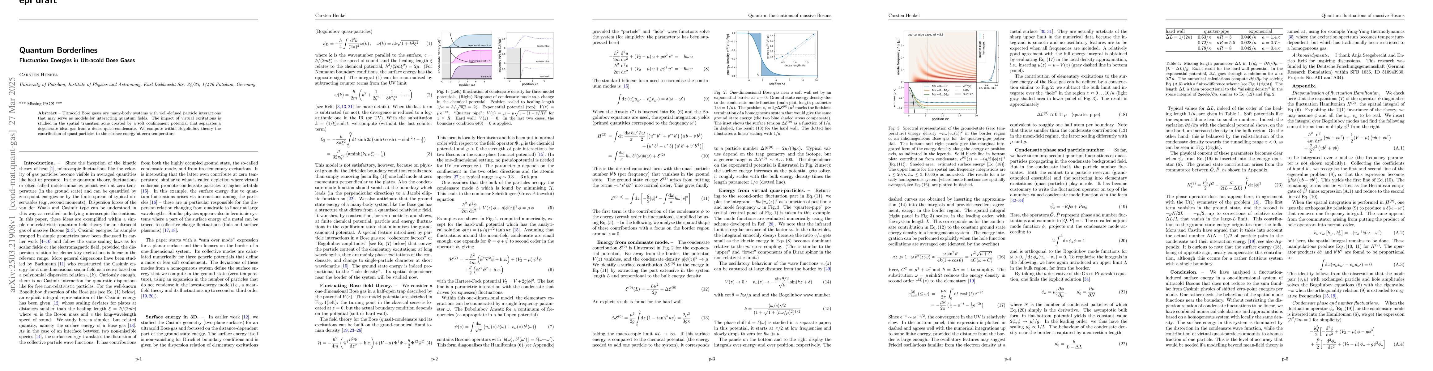 Thumbnail for Quantum Borderlines -- Fluctuation Energies in Ultracold Bose Gases