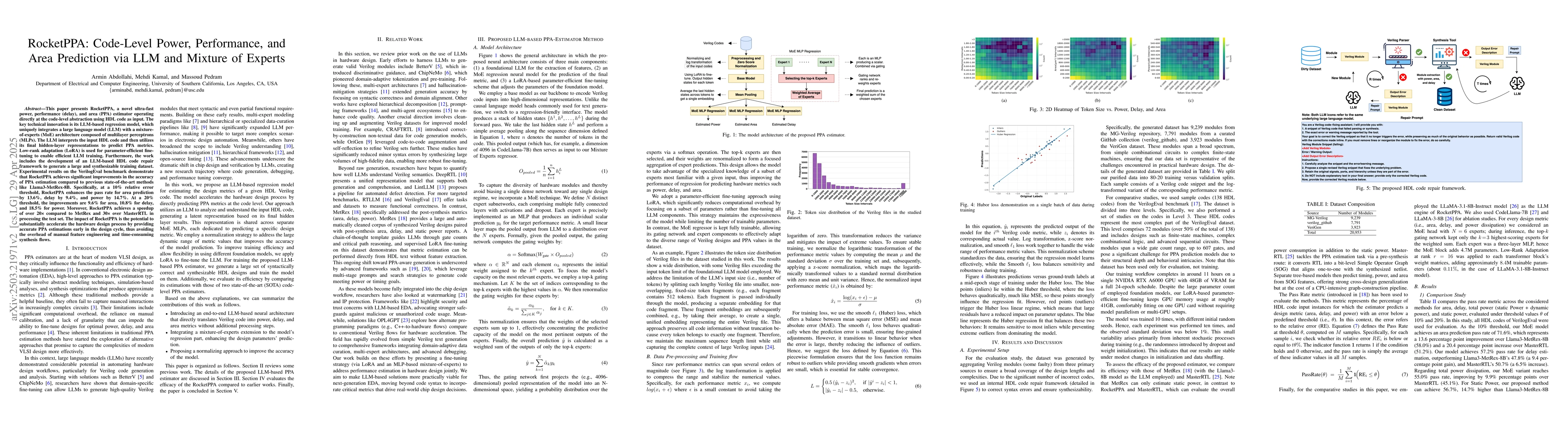 Thumbnail for RocketPPA: Ultra-Fast LLM-Based PPA Estimator at Code-Level Abstraction