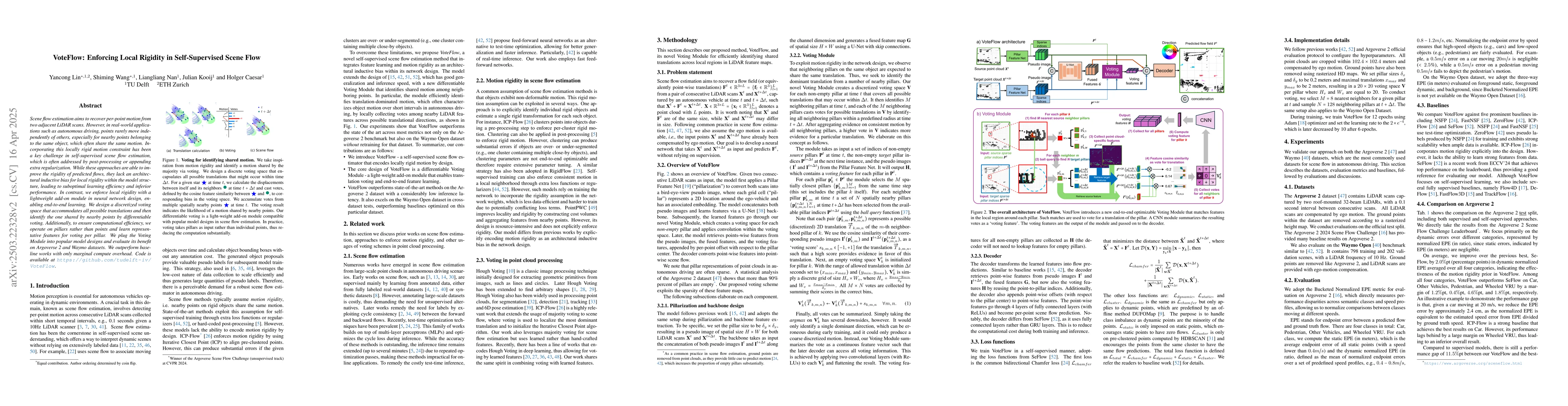 Thumbnail for VoteFlow: Enforcing Local Rigidity in Self-Supervised Scene Flow
