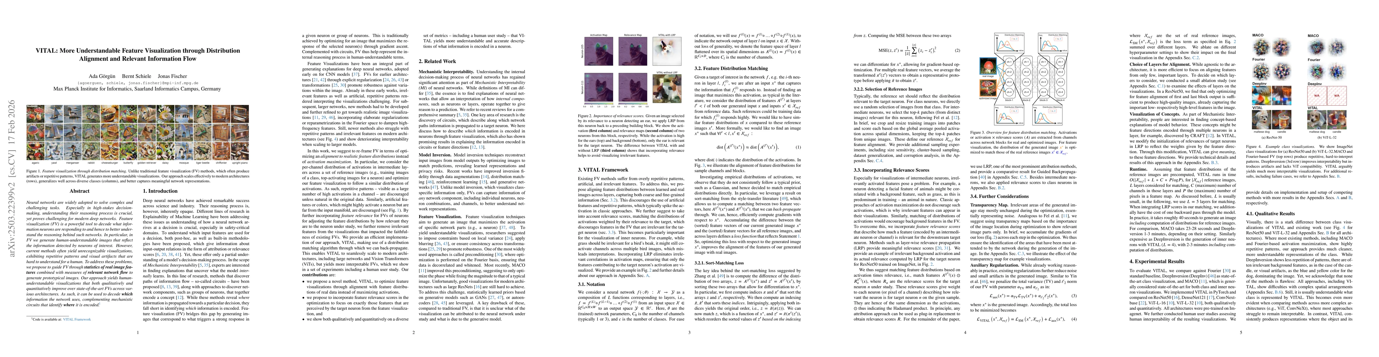 Thumbnail for VITAL: More Understandable Feature Visualization through Distribution Alignment and Relevant Information Flow