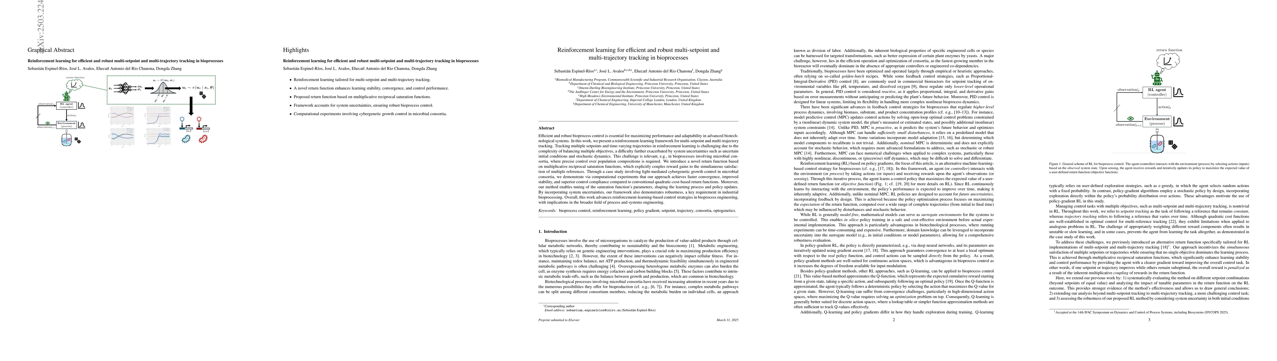 Thumbnail for Reinforcement learning for efficient and robust multi-setpoint and
  multi-trajectory tracking in bioprocesses