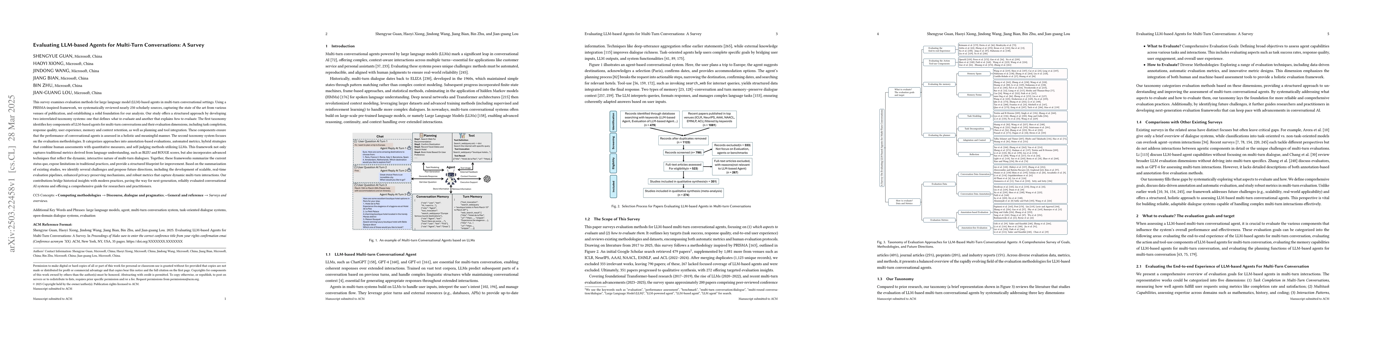 Thumbnail for Evaluating LLM-based Agents for Multi-Turn Conversations: A Survey