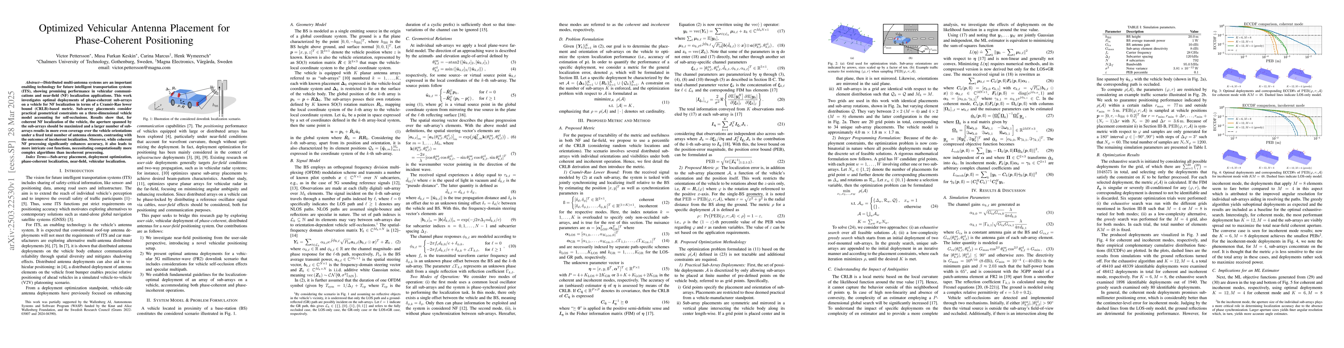 Thumbnail for Optimized Vehicular Antenna Placement for Phase-Coherent Positioning