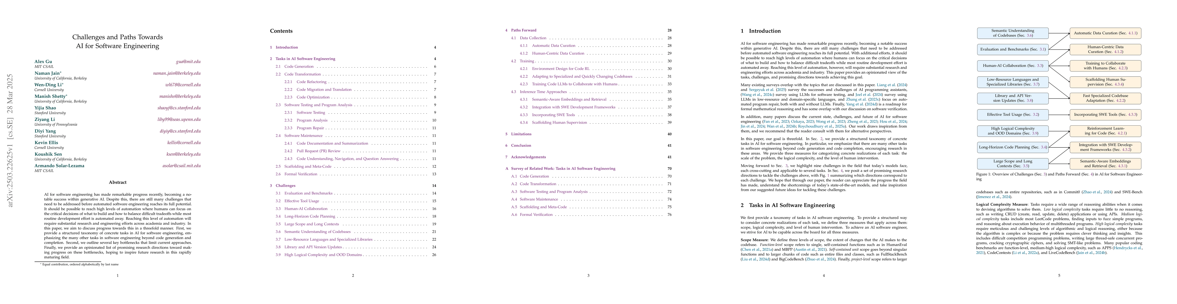 Thumbnail for Challenges and Paths Towards AI for Software Engineering