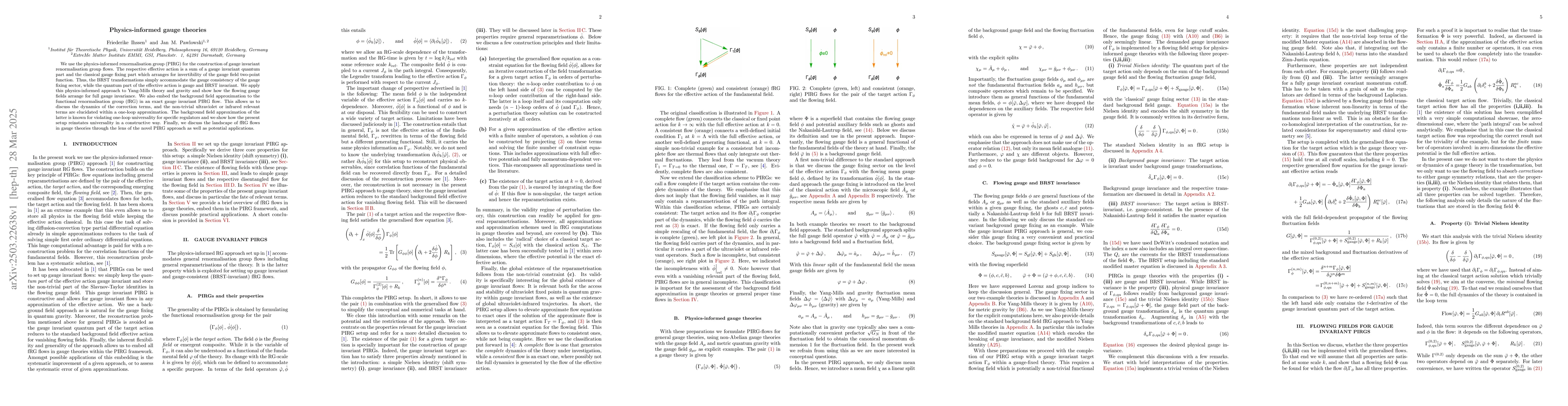 Thumbnail for Physics-informed gauge theories