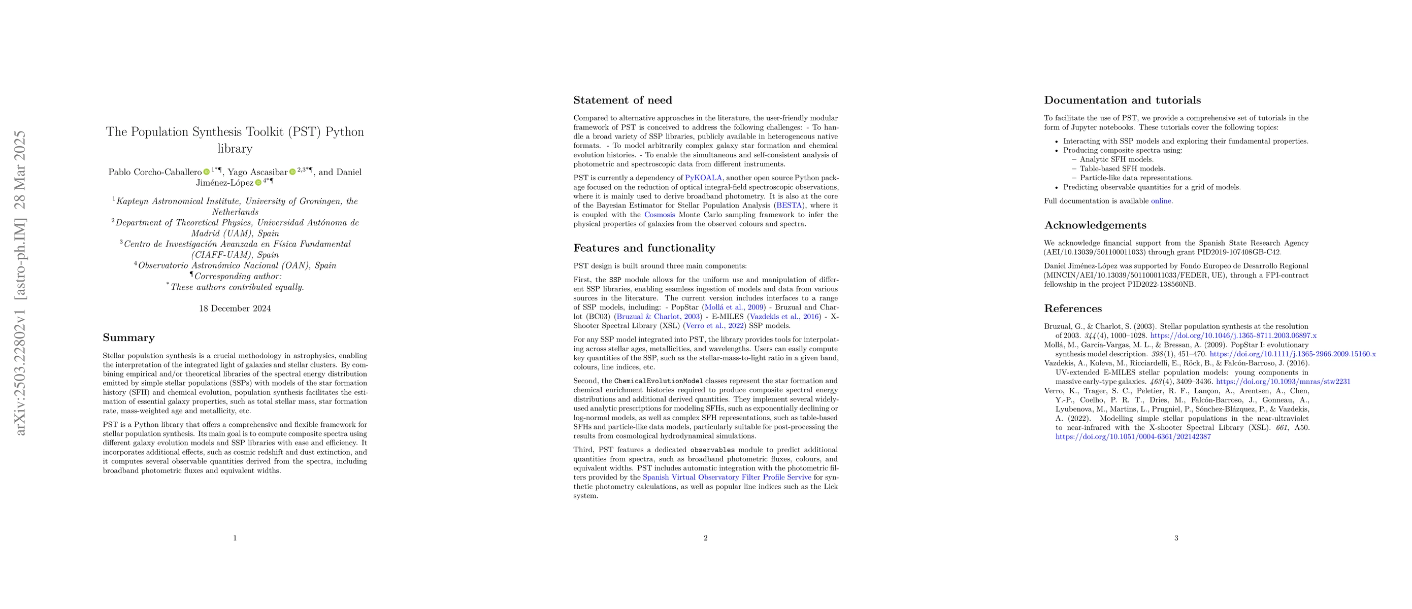 Thumbnail for The Population Synthesis Toolkit (PST) Python library
