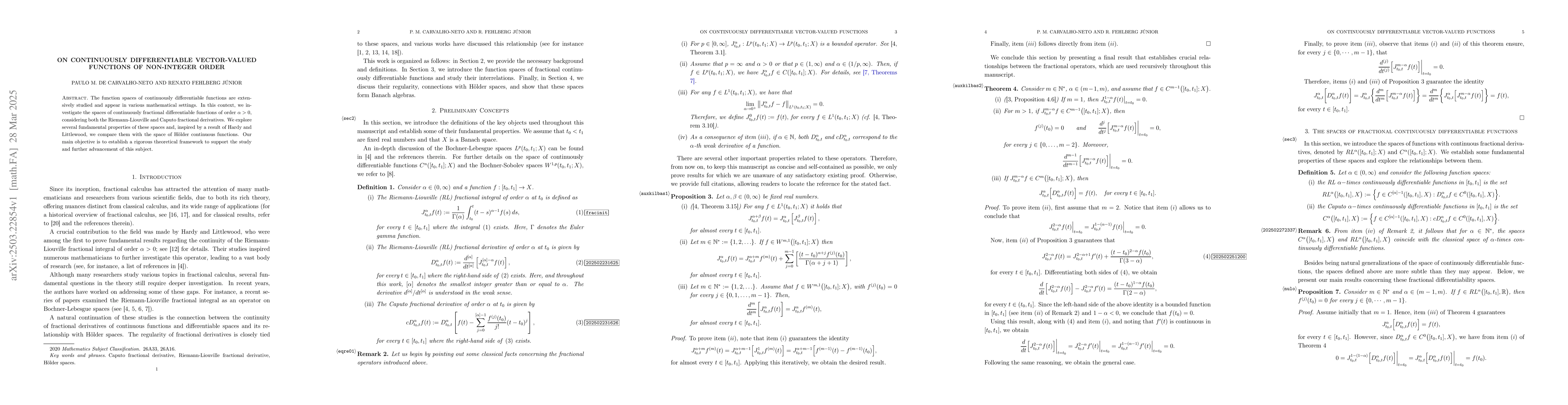 Thumbnail for On Continuously Differentiable Vector-Valued Functions of Non-Integer
  Order