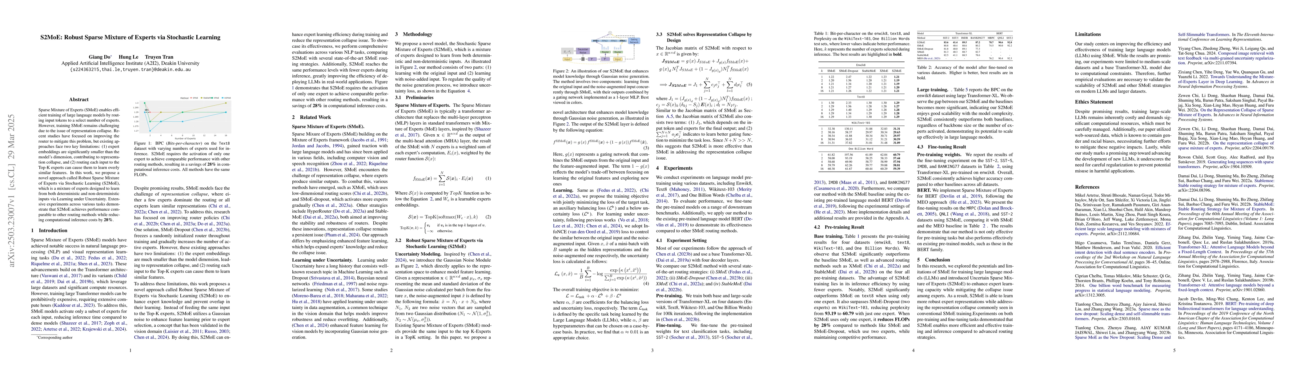 Thumbnail for S2MoE: Robust Sparse Mixture of Experts via Stochastic Learning