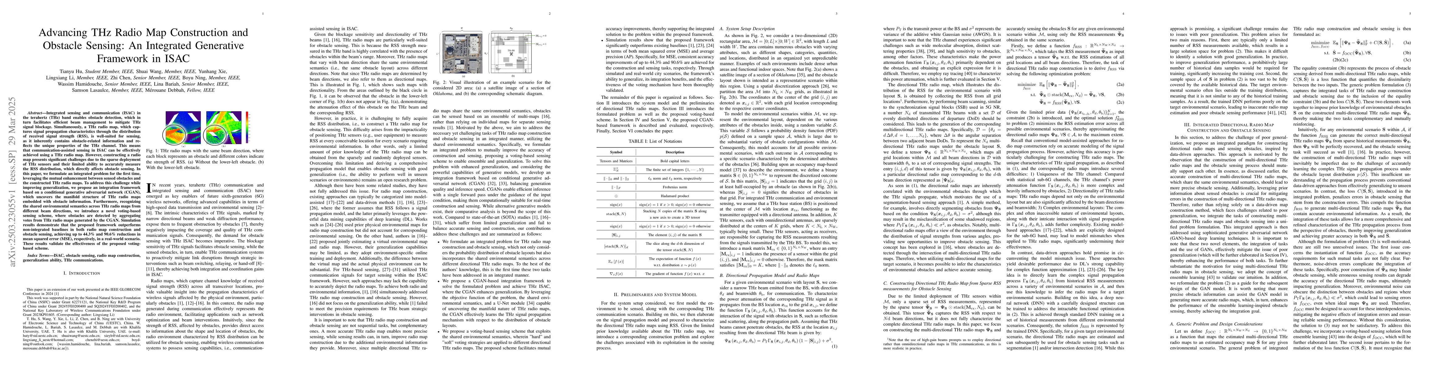 Thumbnail for Advancing THz Radio Map Construction and Obstacle Sensing: An Integrated
  Generative Framework in ISAC
