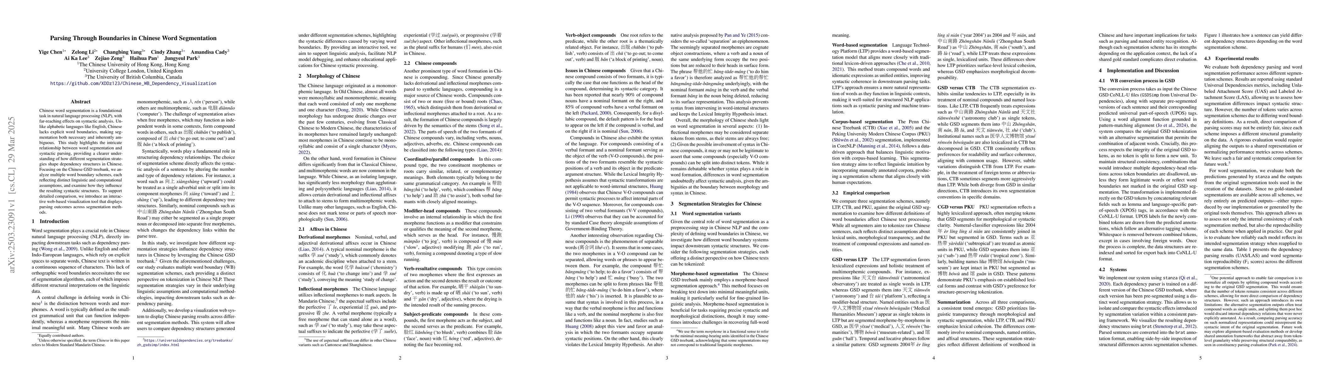 Thumbnail for Parsing Through Boundaries in Chinese Word Segmentation