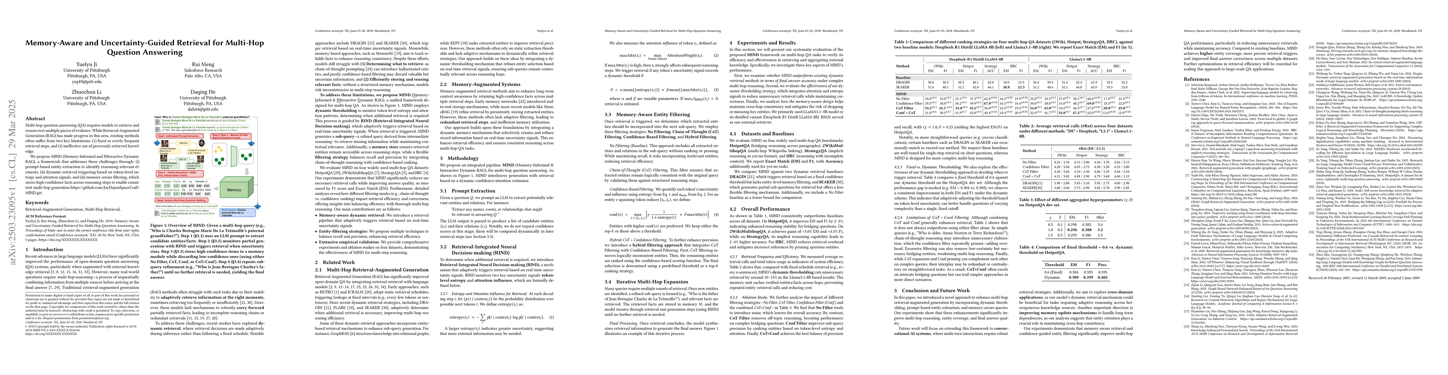 Thumbnail for Memory-Aware and Uncertainty-Guided Retrieval for Multi-Hop Question
  Answering