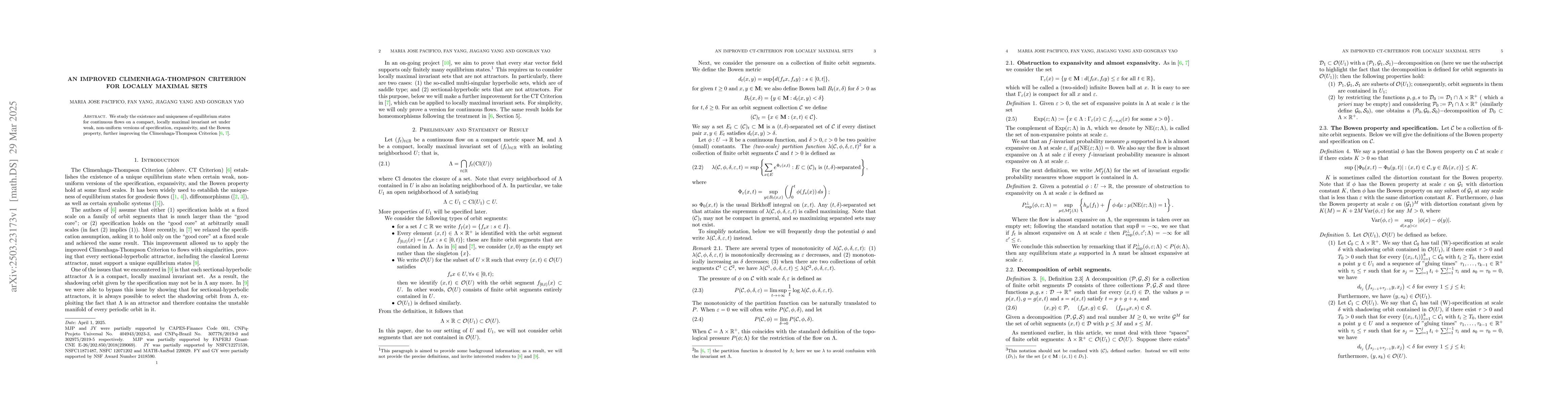 Thumbnail for An Improved Climenhaga-Thompson Criterion for Locally Maximal Sets