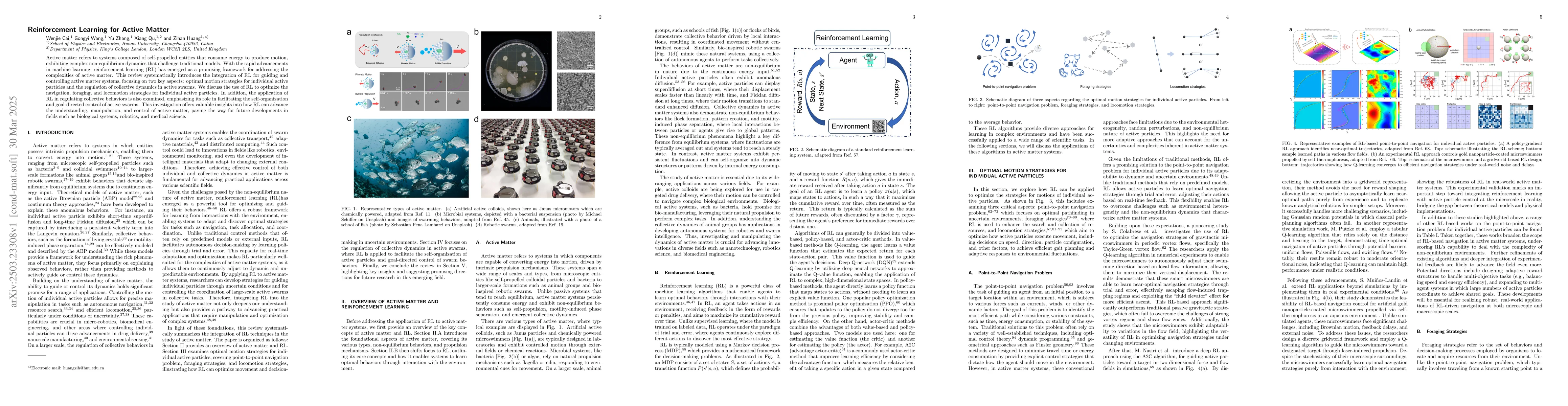 Thumbnail for Reinforcement Learning for Active Matter