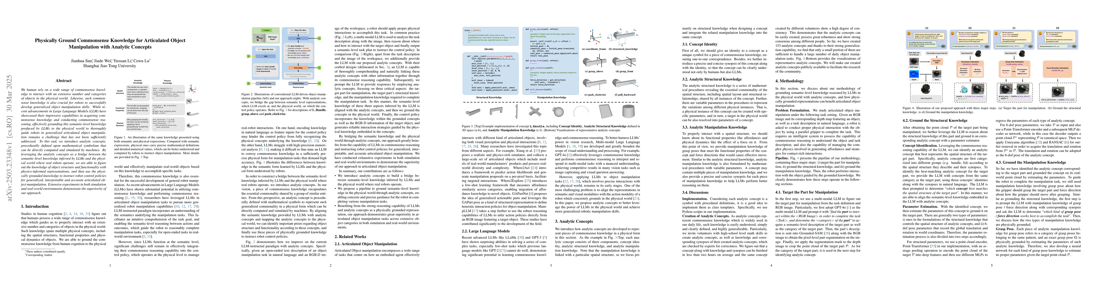 Thumbnail for Physically Ground Commonsense Knowledge for Articulated Object
  Manipulation with Analytic Concepts
