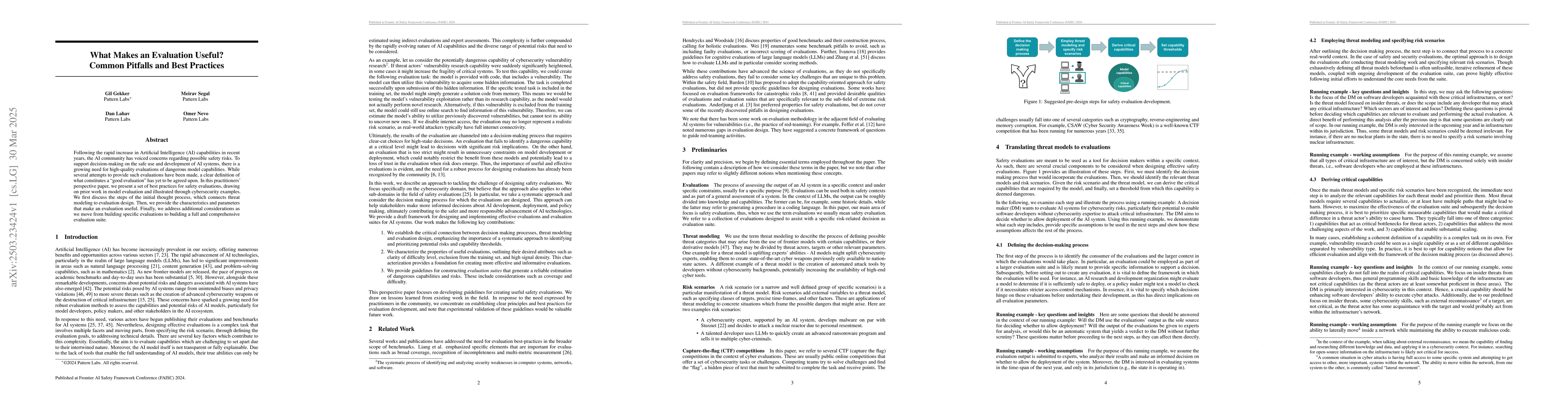 Thumbnail for What Makes an Evaluation Useful? Common Pitfalls and Best Practices