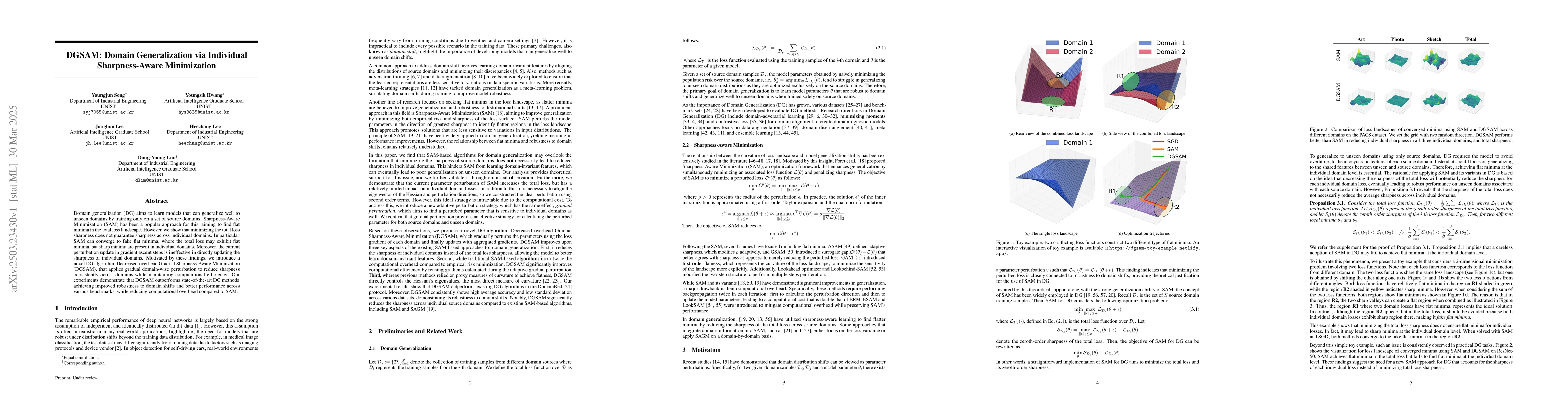 Thumbnail for DGSAM: Domain Generalization via Individual Sharpness-Aware Minimization