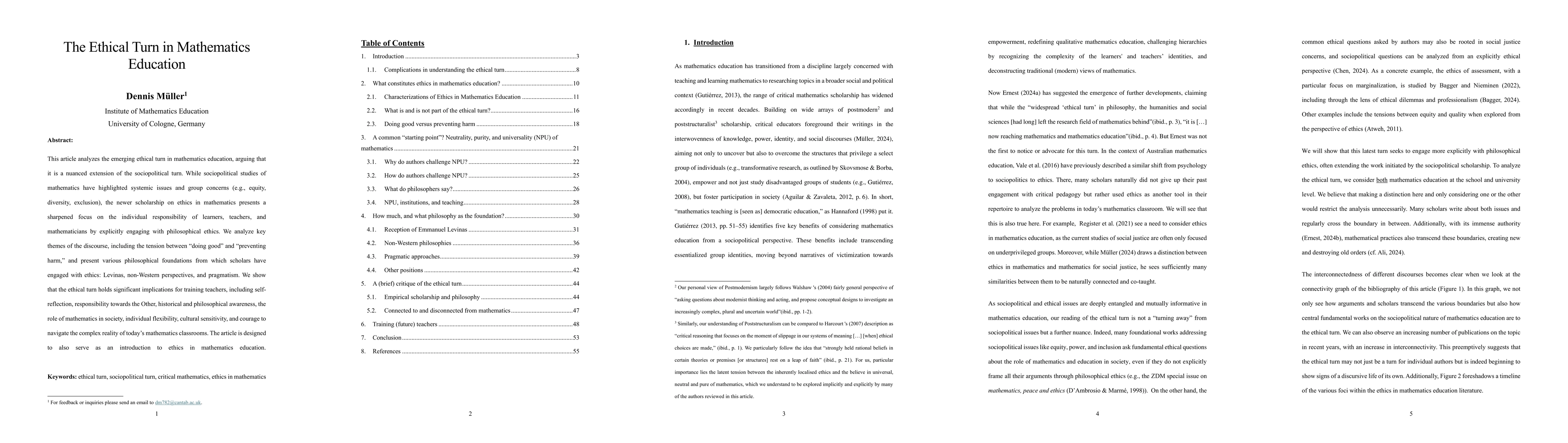 Thumbnail for The Ethical Turn in Mathematics Education