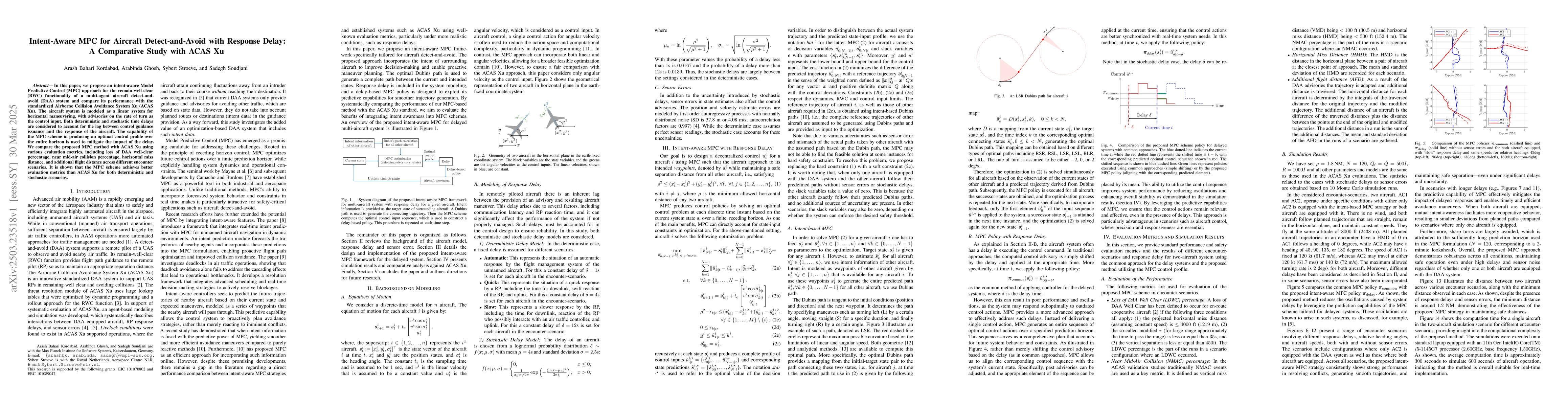 Thumbnail for Intent-Aware MPC for Aircraft Detect-and-Avoid with Response Delay: A
  Comparative Study with ACAS Xu