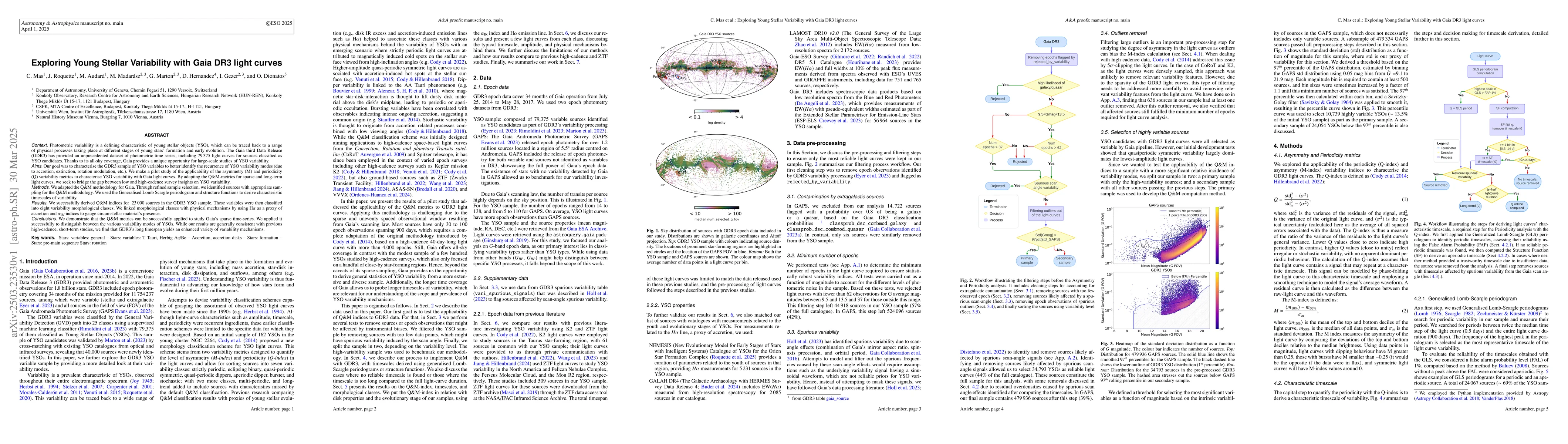 Thumbnail for Exploring Young Stellar Variability with Gaia DR3 light curves