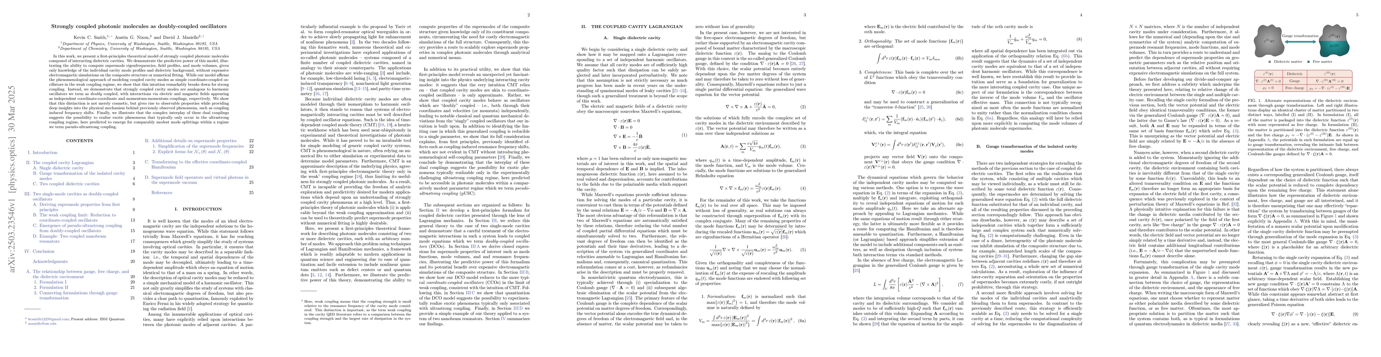 Thumbnail for Strongly coupled photonic molecules as doubly-coupled oscillators