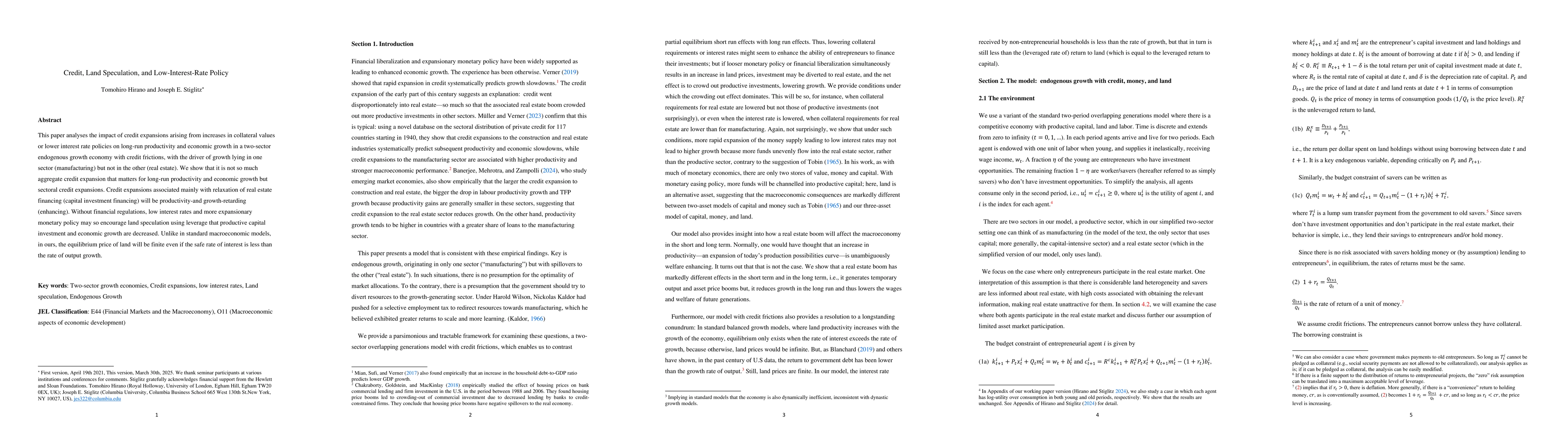 Thumbnail for Credit, Land Speculation, and Low-Interest-Rate Policy