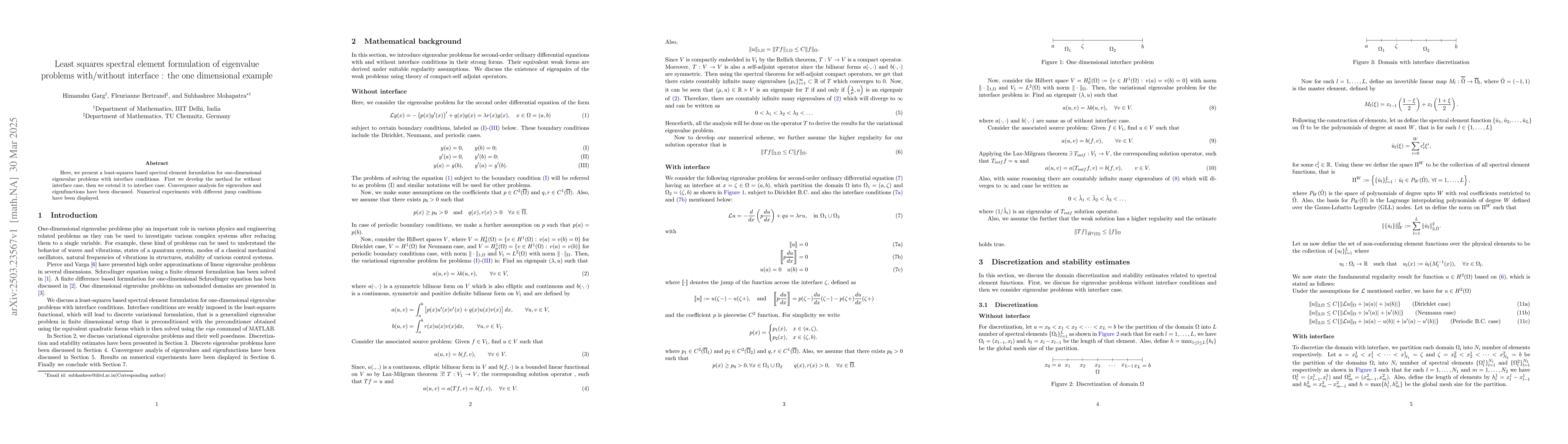 Thumbnail for Least squares spectral element formulation of eigenvalue problems
  with/without interface : the one dimensional example