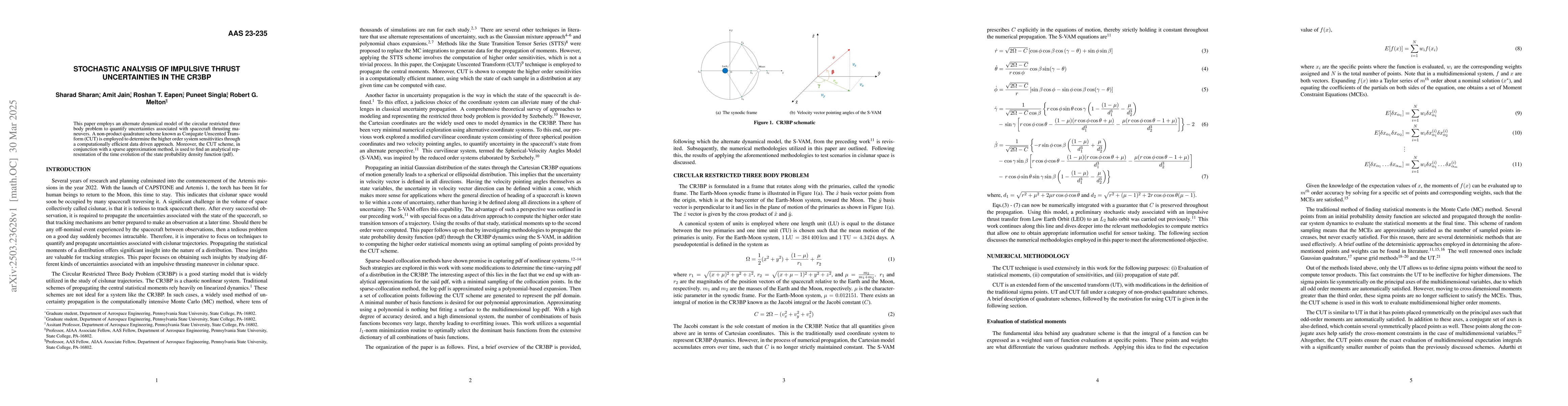 Thumbnail for Stochastic analysis of impulsive thrust uncertainties in the CR3BP