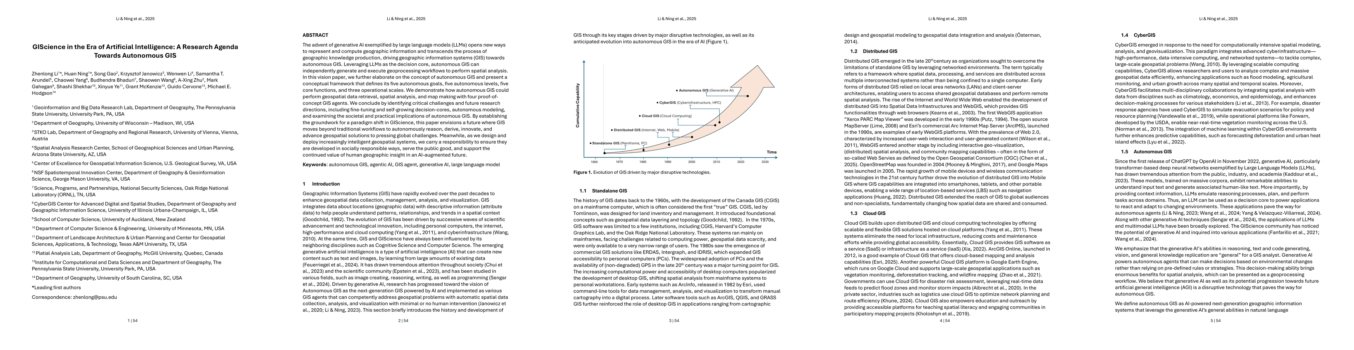 Thumbnail for GIScience in the Era of Artificial Intelligence: A Research Agenda
  Towards Autonomous GIS