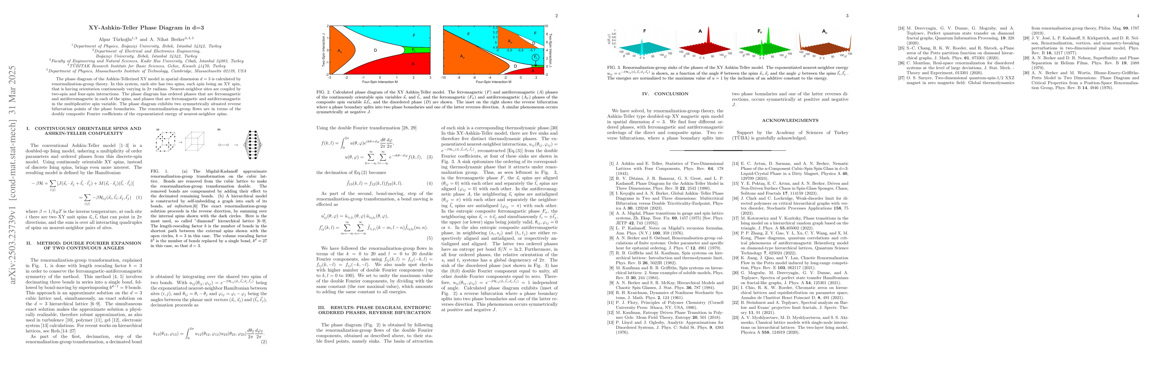 Thumbnail for XY-Ashkin-Teller Phase Diagram in d=3