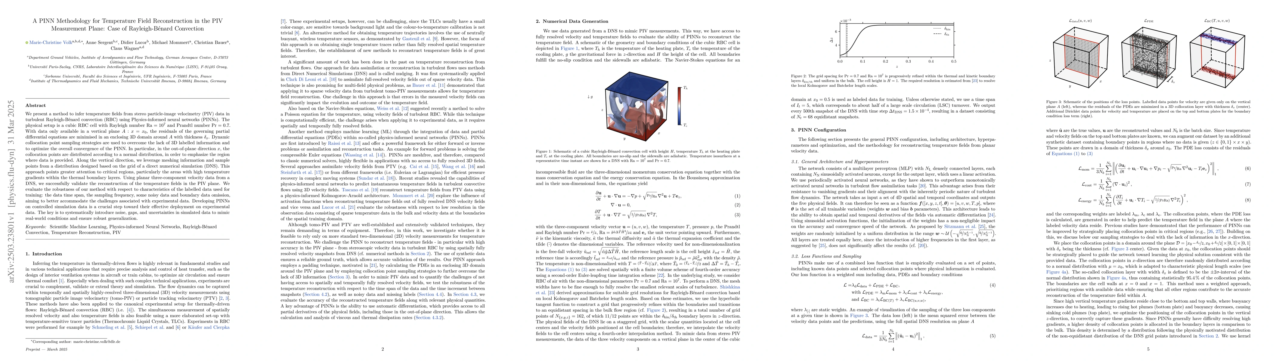 Thumbnail for A PINN Methodology for Temperature Field Reconstruction in the PIV
  Measurement Plane: Case of Rayleigh-Bénard Convection