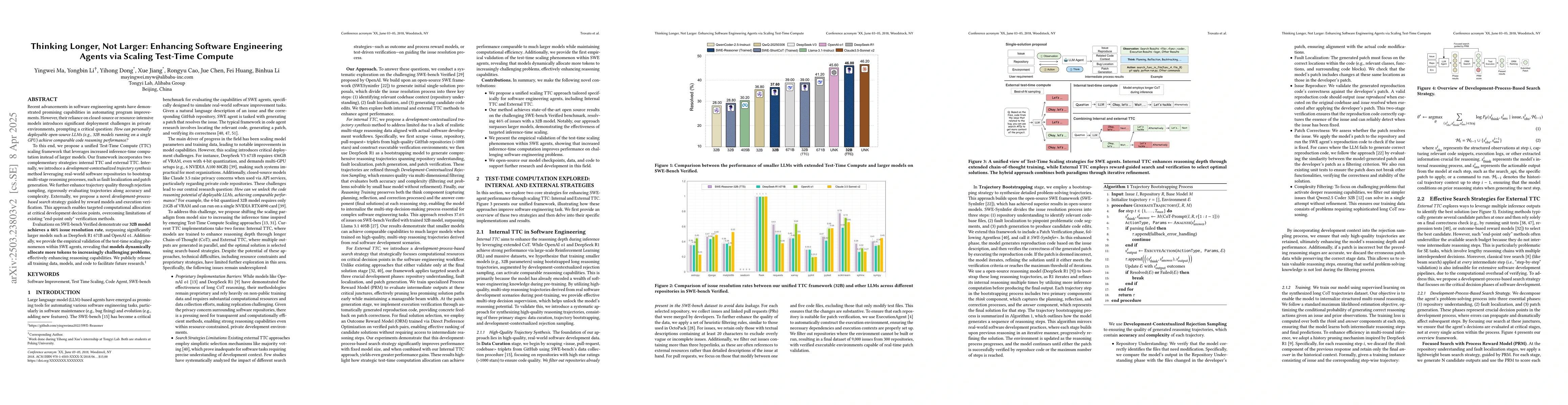 Thumbnail for Thinking Longer, Not Larger: Enhancing Software Engineering Agents via
  Scaling Test-Time Compute