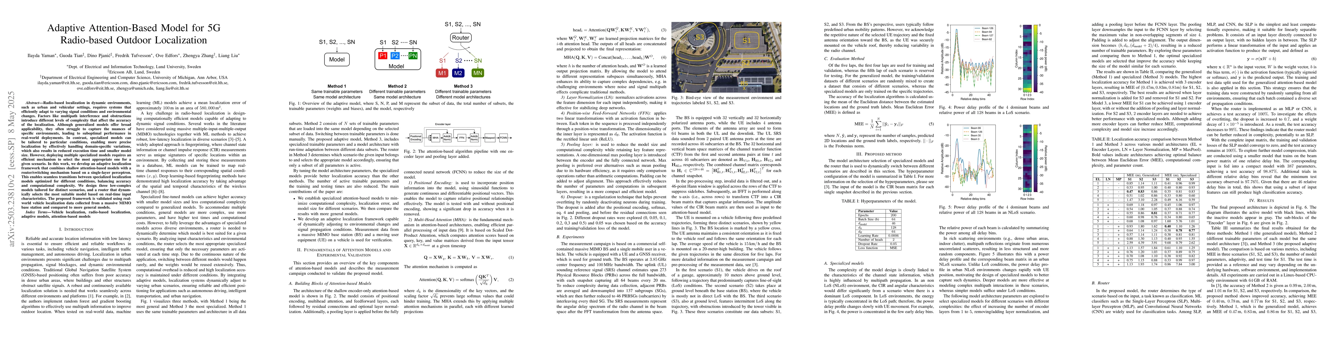 Thumbnail for Adaptive Attention-Based Model for 5G Radio-based Outdoor Localization