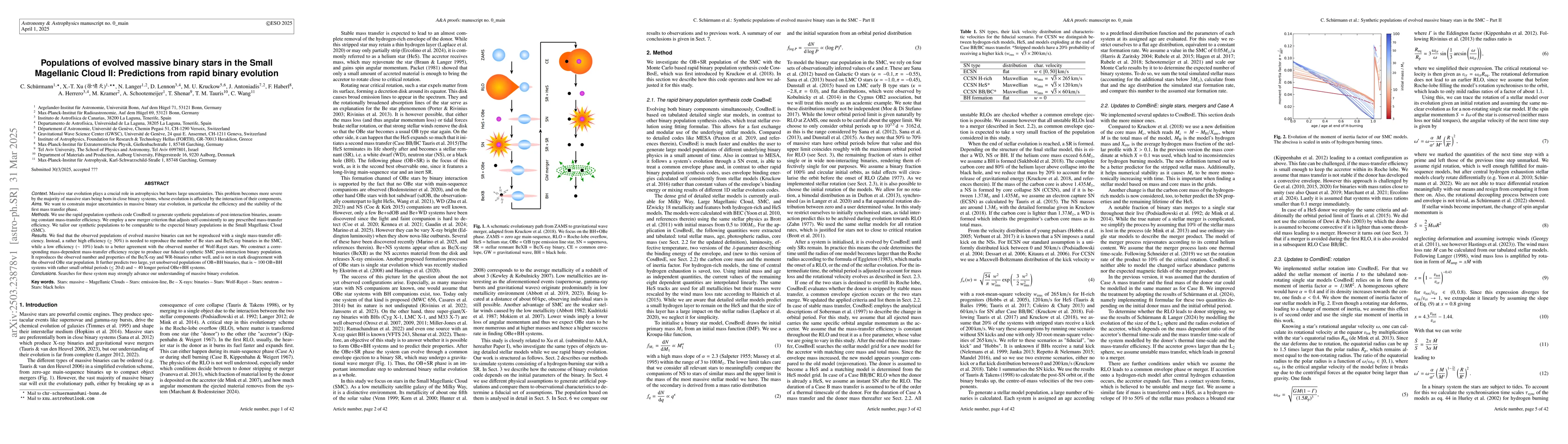Thumbnail for Populations of evolved massive binary stars in the Small Magellanic
  Cloud II: Predictions from rapid binary evolution