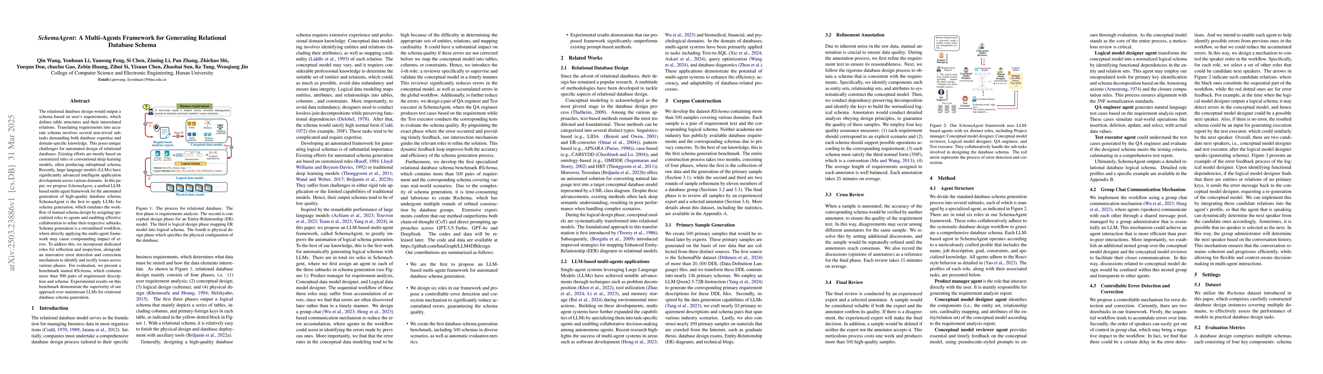 Thumbnail for SchemaAgent: A Multi-Agents Framework for Generating Relational Database
  Schema