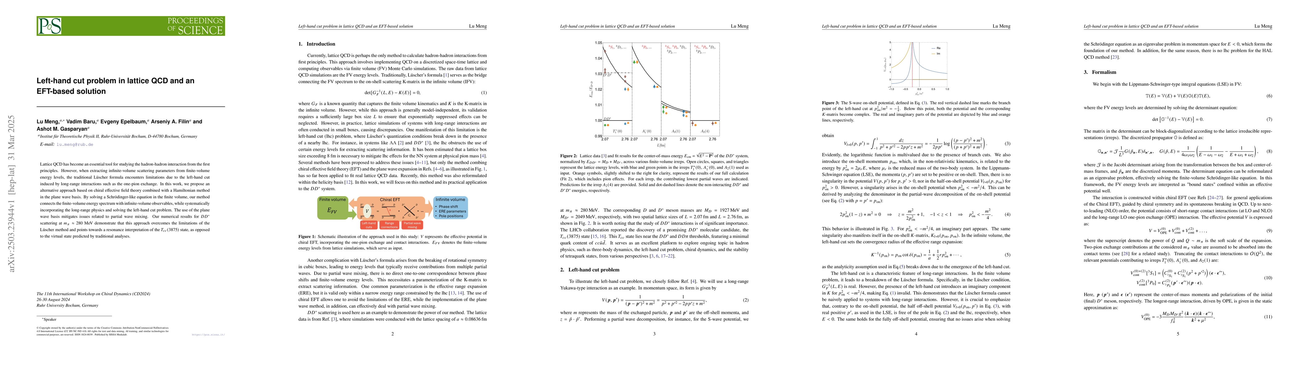 Thumbnail for Left-hand cut problem in lattice QCD and an EFT-based solution