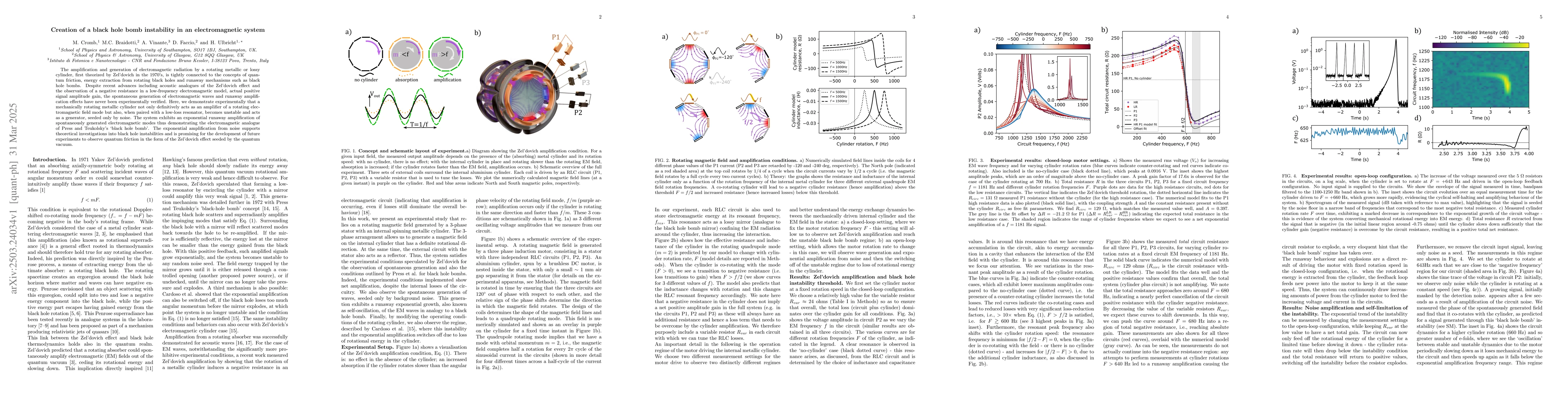 Thumbnail for Creation of a black hole bomb instability in an electromagnetic system